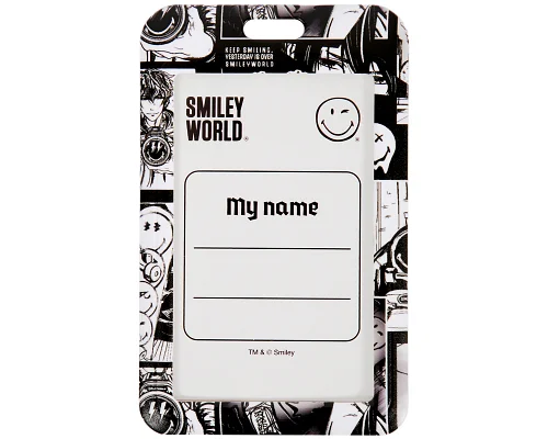 Бейдж-брелок вертикальний Yes Smiley World слайдер (940425)