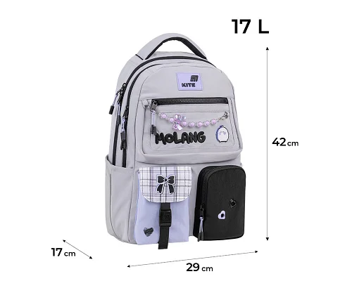 Рюкзак Kite Education teens Molang спинка 42 см (ML26-2587M)