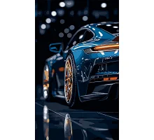 Картина за номерами SANTI Розкішне авто 30х50 см LED підсвітка (955559)