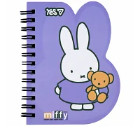 Блокнот Yes Miffy Teddy В7 60 листов клетка (152220)