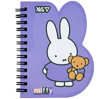 Блокнот Yes Miffy Teddy В7 60 аркушів клітинка (152220)