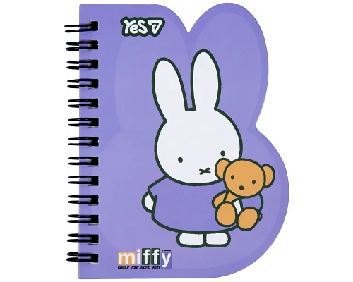 Блокнот Yes Miffy Teddy В7 60 листов клетка (152220)