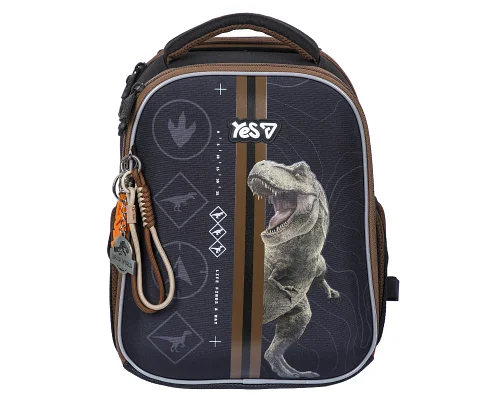 Рюкзак школьный каркасный Jurassic World Danger H-100S для мальчика 35 см YES (550224)