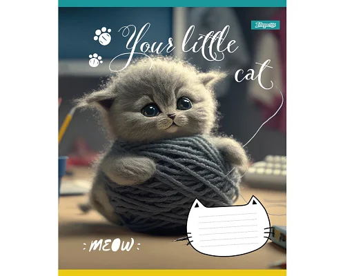 Зошит шкільний 1Вересня Your little cat 12 аркушів лінія (766537)