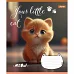 Зошит шкільний 1Вересня Your little cat 12 аркушів лінія (766537)