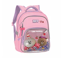 Рюкзак шкільний напівкаркасний Line Friends Dreamy S-91M для дівчинки 38 см YES (550247)
