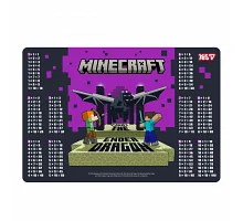 Підкладка для столу пластикова Yes Minecraft з підказками таблиця множення 42*29см (492363)