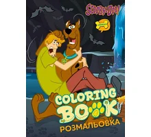 Книжка-розмальовка зі стікерами Scooby-Doo Ідейка (LCB42)
