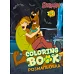 Книжка-розмальовка зі стікерами Scooby-Doo Ідейка (LCB42)