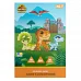 Бумага цветная односторонняя Yes Jurassic World Kids 20 листов А4 скоба (956846)
