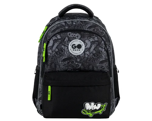 Рюкзак шкільний шкільний GoPack Education Wow Skate спинка 41 см (GO26-182M-7)