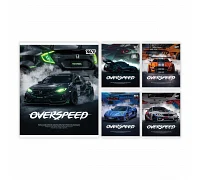 Тетрадь ученическая Yes Overspeed А5 24 листов клетка (768590)