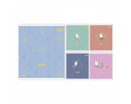 Тетрадь ученическая Yes Miffy Bunny А5 18 листов клетка (768598)